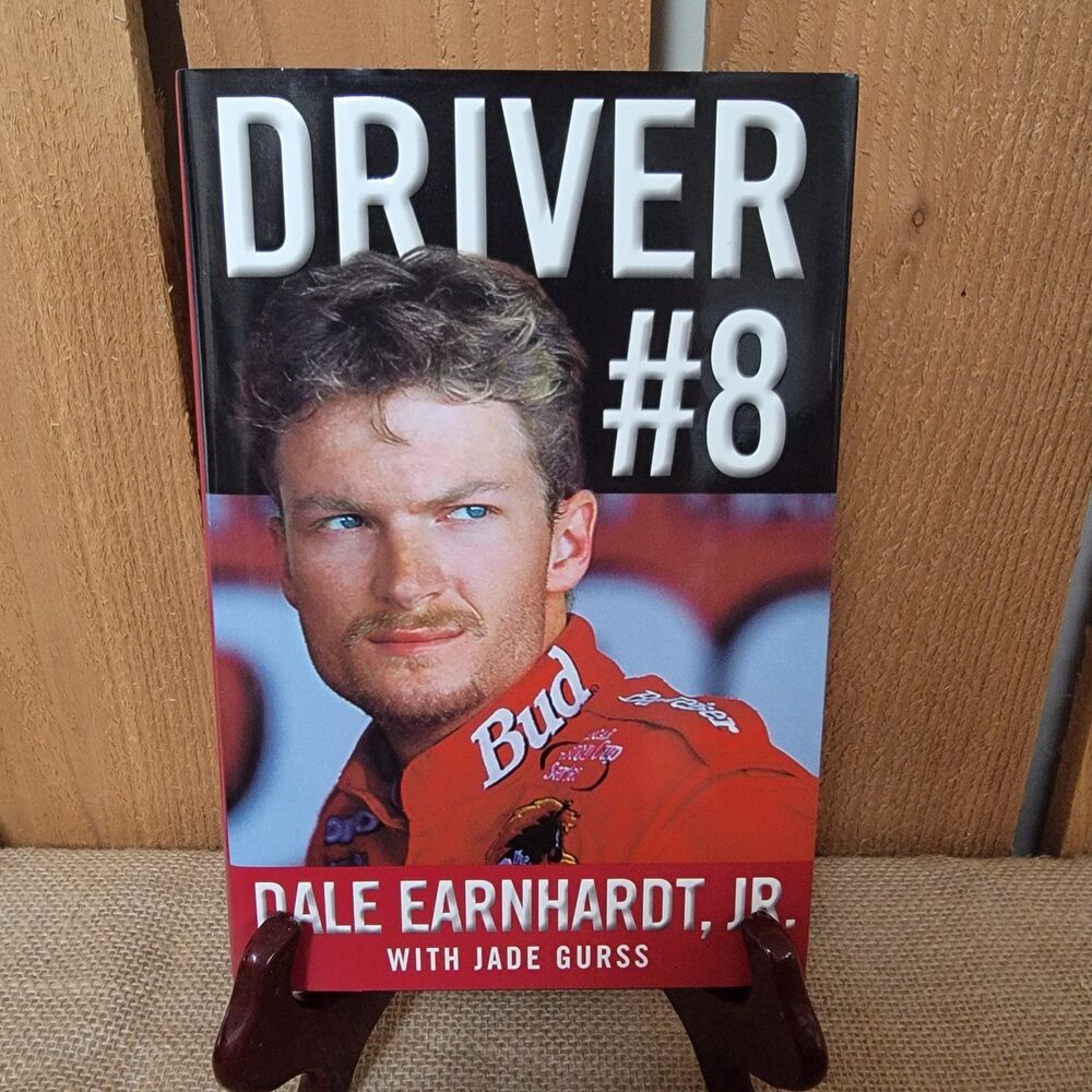 Driver #8 by Jade Gurss and Dale Earnhardt Jr. (2002, Hardcover) Nascar History